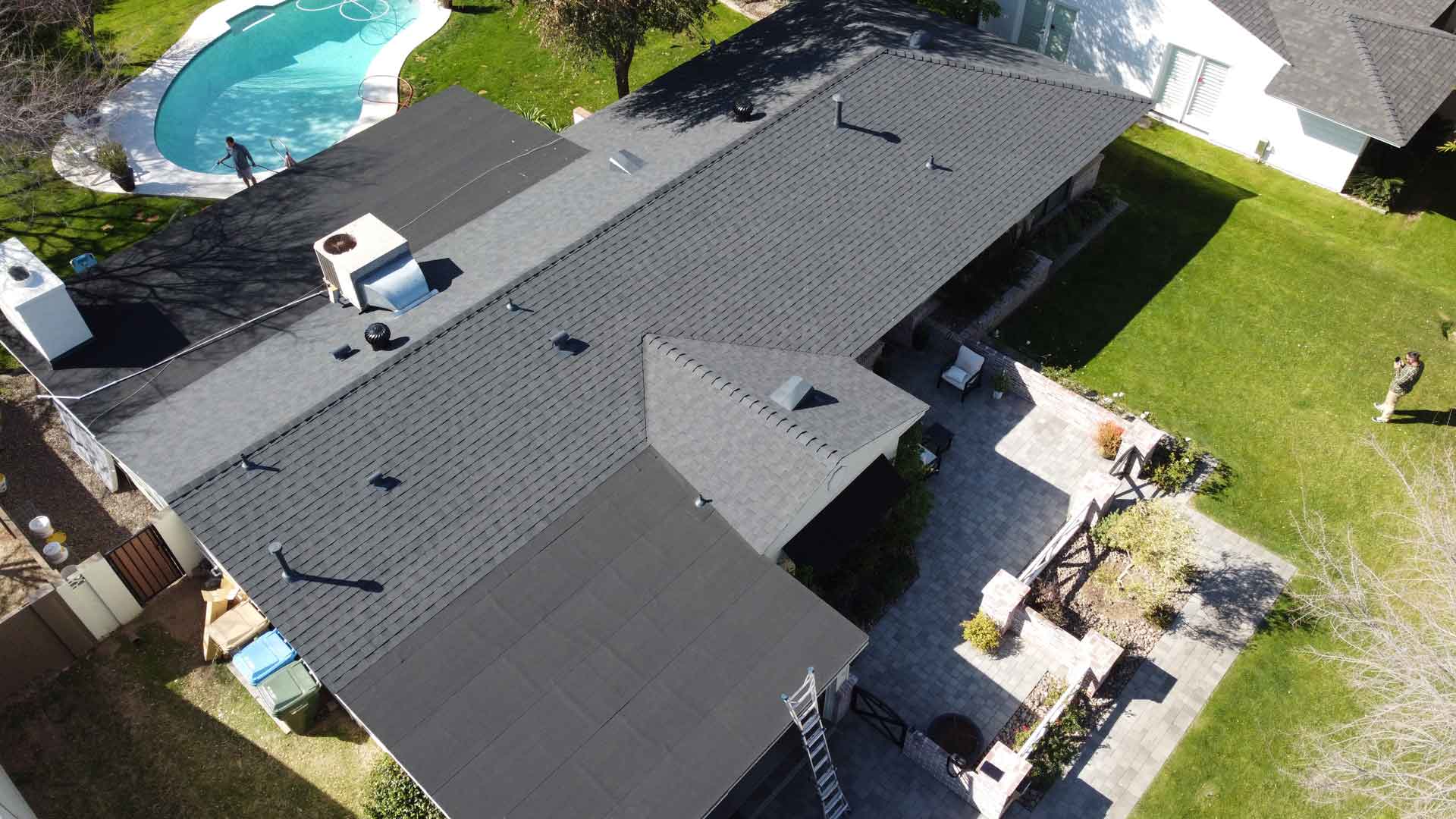 new residential roof