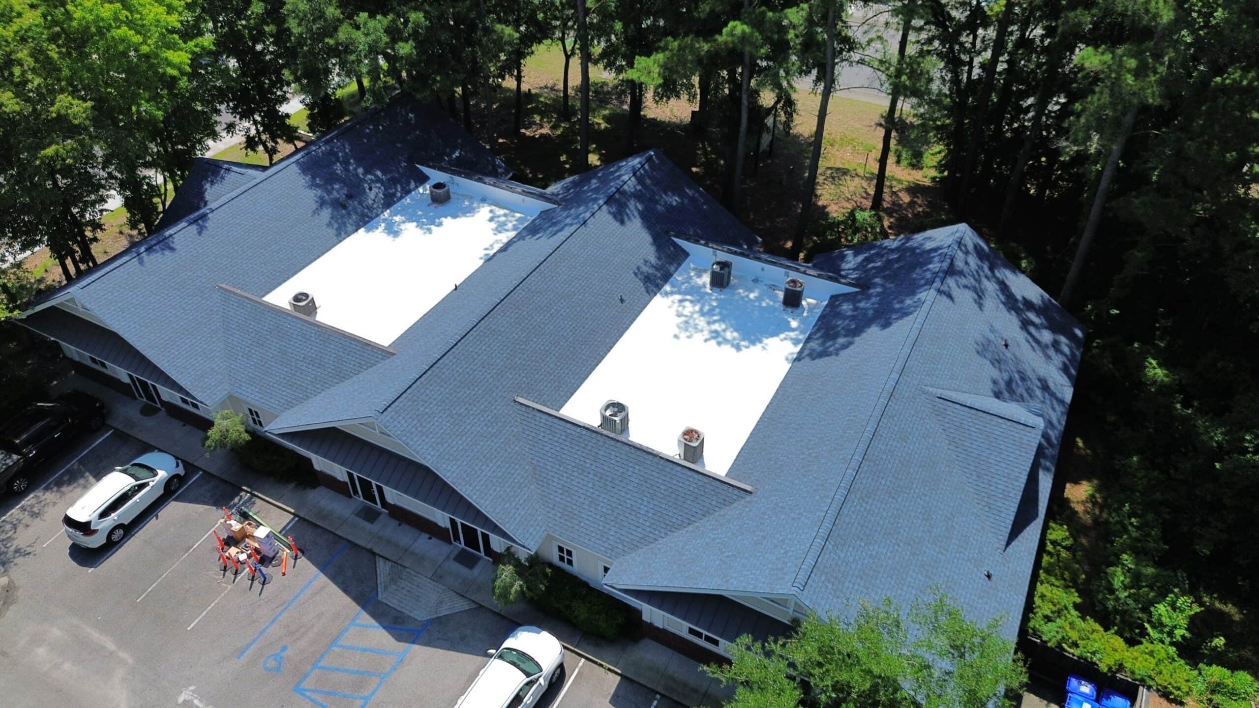 roof mid way through fix