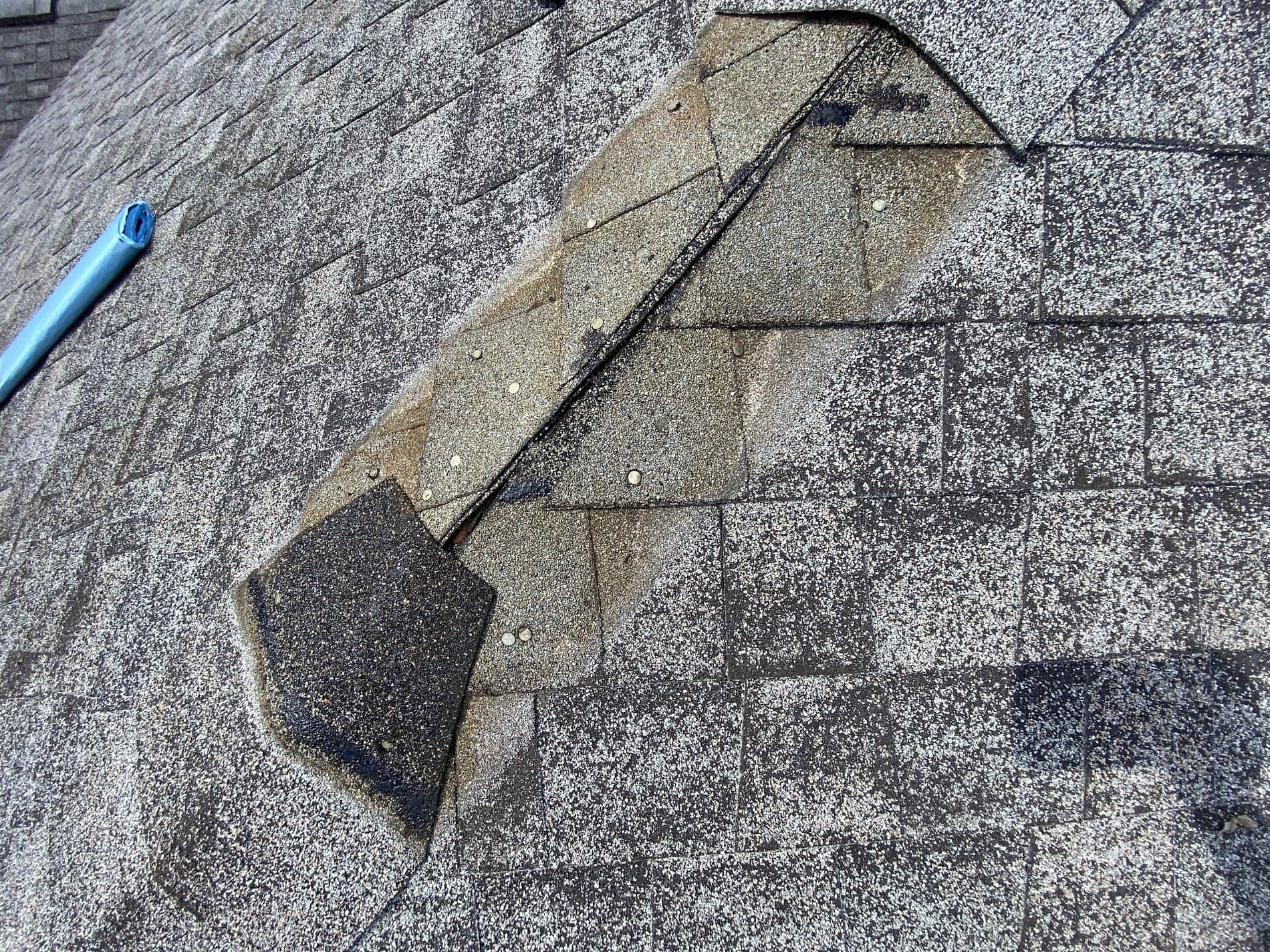 shingle damage