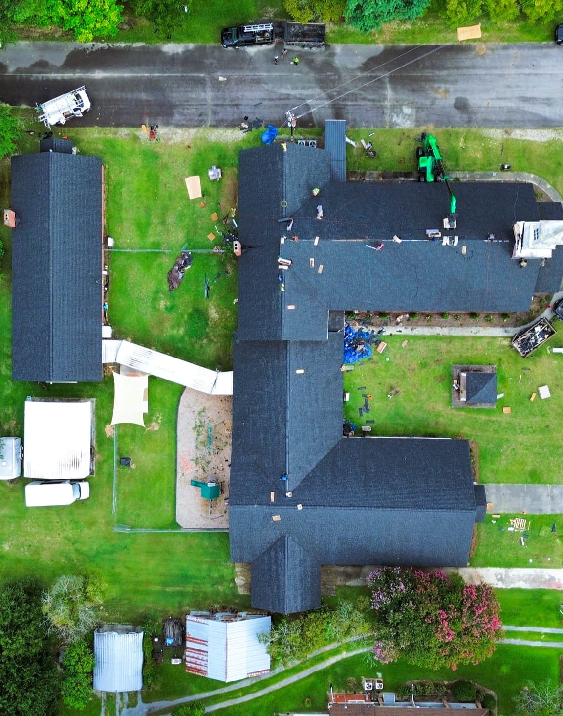 completed commercial roof